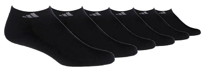 adidas Men's Large Athletic Low-Cut Socks 6 Pack