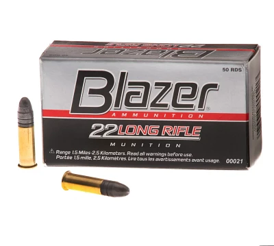 Blazer .22 LR 40-Grain High Velocity Rimfire Rifle Ammunition                                                                   