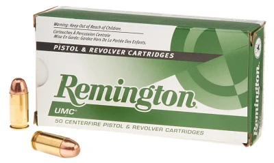 Remington UMC .45 ACP 230-Grain Centerfire Handgun Ammunition - 50 Rounds                                                       