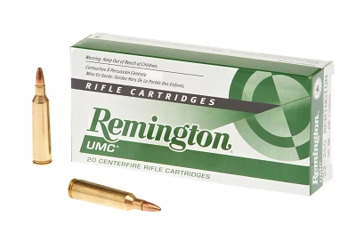 Remington UMC .22-250 Remington 50-Grain Centerfire Rifle Ammunition - 20 Rounds                                                