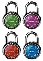 Master Lock® Colored Dial Combination Padlock                                                                                  