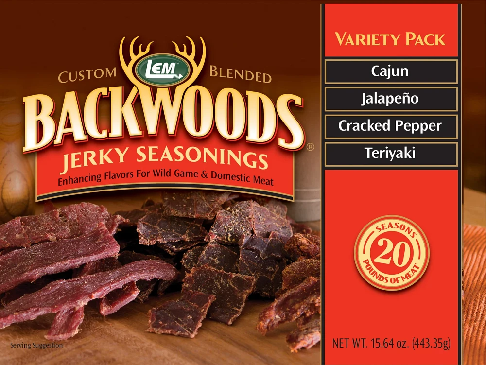 LEM Backwoods Jerky Seasoning Variety Pack                                                                                      