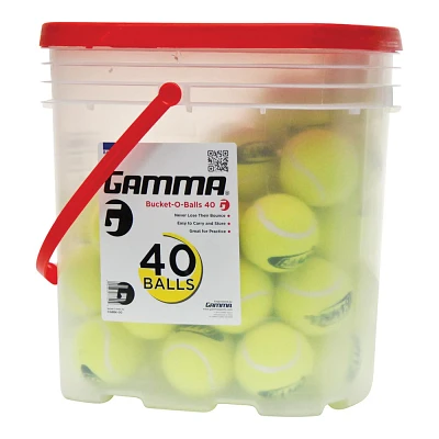 Gamma Bucket of Practice Tennis Balls 40-Pack                                                                                   