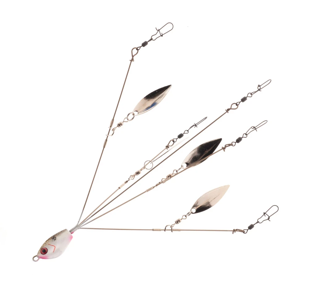 YUM YUMbrella Flash Mob Jr. Willow Blade Baitfish Rig                                                                           