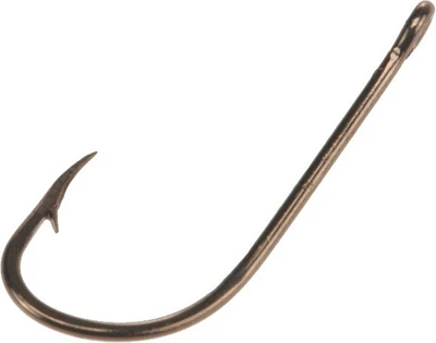 Eagle Claw Plain Shank Single Hooks 10-Pack