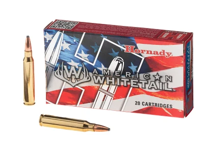 Hornady American Whitetail .223 60-Grain Centerfire Rifle Ammunition - 20 Rounds                                                