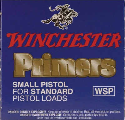 Winchester Small Regular Pistol Primers 100-Pack                                                                                