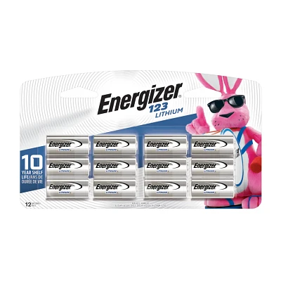 Energizer® CR123 Specialty Lithium Batteries 12-Pack                                                                           