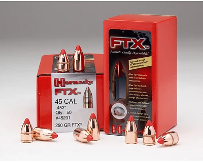 Hornady FTX .45/.450 Bushmaster 250-Grain Bullets                                                                               