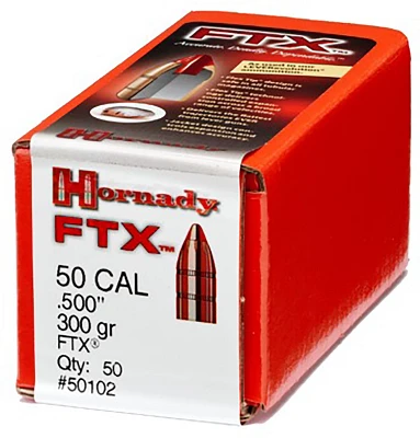 Hornady FTX .50 300-Grain Bullets                                                                                               