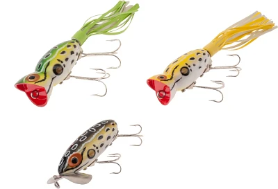 Arbogast Triple Threat Topwater Lures 3-Pack                                                                                    
