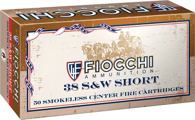 Fiocchi .38 S&W 145-Grain Centerfire Pistol Ammunition                                                                          