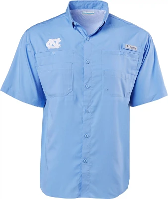 Columbia Sportswear Men's University of North Carolina Tamiami II Short Sleeve Shirt