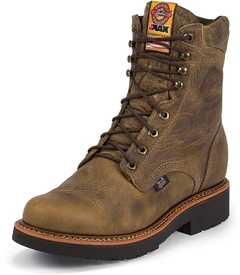 Justin Men's Rugged Gaucho EH Steel-Toe Lace Up Work Boots                                                                      