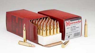 Hornady FMJ .223 Remington 55-Grain Ammunition - 50 Rounds                                                                      