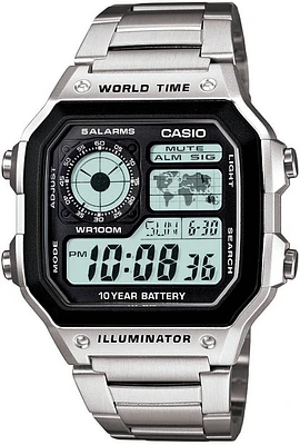 Casio Men's Classic Stainless Steel Analog/Digital Watch                                                                        