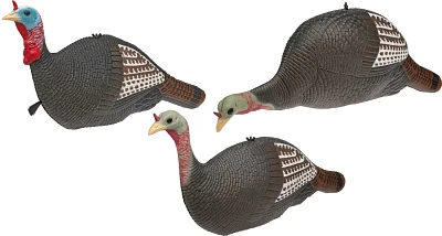 Game Winner® Turkey Flock Decoys 3-Pack                                                                                        