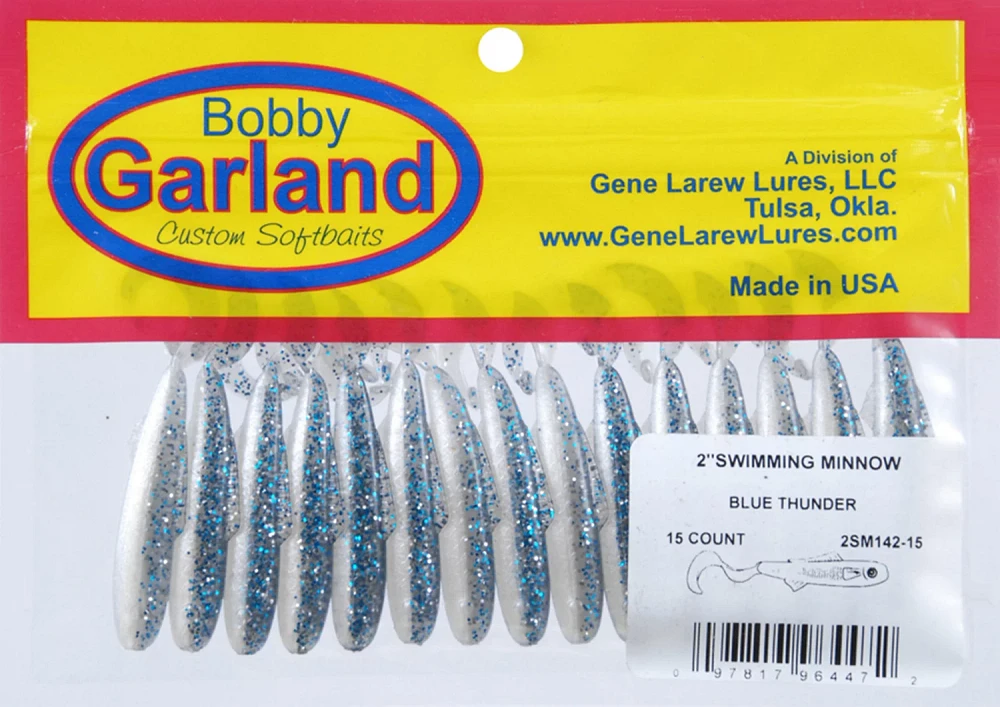 Bobby Garland 2-1/2" Swimming Minnow Panfish Baits 15-Pack