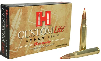 Hornady SST® Custom Lite® .30-06 Springfield 125-Grain Centerfire Rifle Ammunition - 20 Rounds                                
