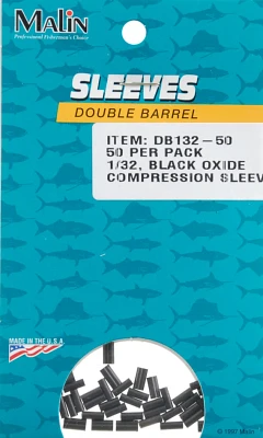 Malin Double-Barrel 1/32 in Compression Sleeves 50-Pack                                                                         