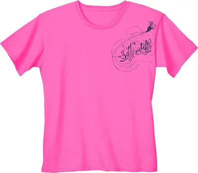 Salt Life Women's Marlin Map Fish T-shirt                                                                                       