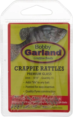 Bobby Garland Crappie Glass Rattles 15-Pack                                                                                     