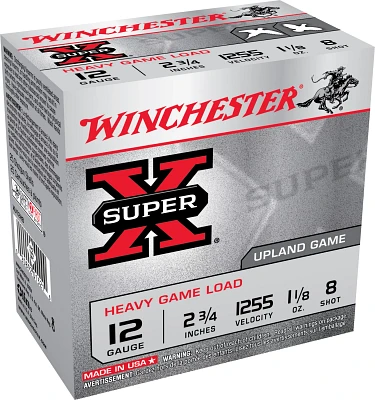 Winchester Super-X Game and Field Loads 12 Gauge Shotshells                                                                     