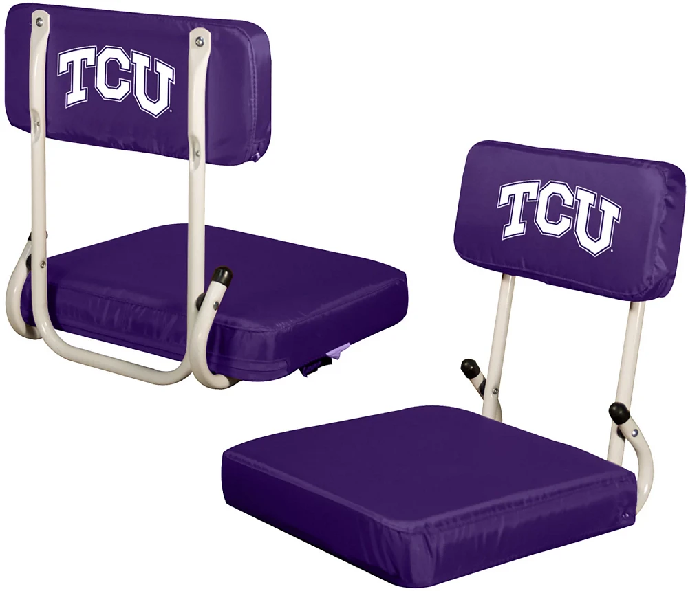 Logo™ Texas Christian University Hard Back Stadium Seat                                                                       