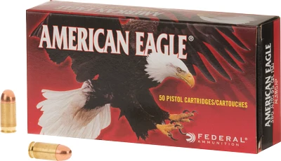 Federal Premium American Eagle .380 Auto (9 x 17mm Short) 95-Grain Handgun Ammunition                                           