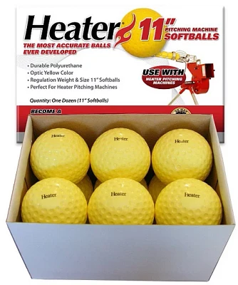 Heater Sports 11" Pitching Machine Softballs 12-Pack                                                                            