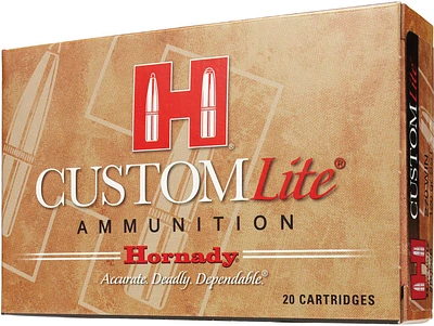 Hornady SST Custom Lite 7mm-08 Remington 120-Grain Centerfire Rifle Ammunition                                                  