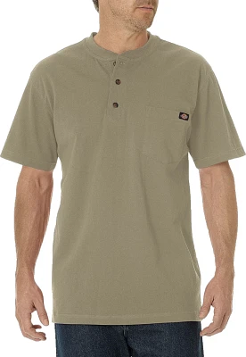 Dickies Men's Short Sleeve Heavyweight Henley