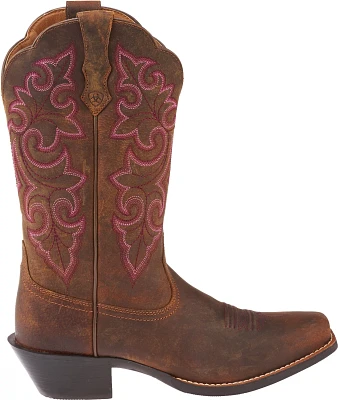Ariat Women's Round Up Square-Toe Cowboy Boots                                                                                  