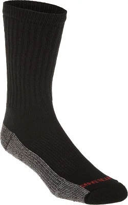 Wolverine Men's Cotton Comfort Steel Toe Boot Socks 6 Pack