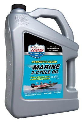 Lucas Oil Synthetic Blend 2-Cycle TC-W3 Marine Oil                                                                              