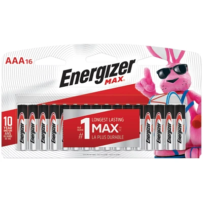 Energizer® MAX® AAA Batteries 16-Pack                                                                                         