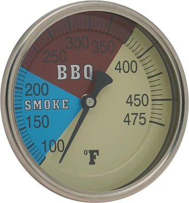 Old Country BBQ Pits 4" Adjustable Temperature Gauge                                                                            