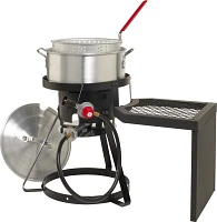 Outdoor Gourmet 10 qt Fish Fryer Set with Side Table                                                                            