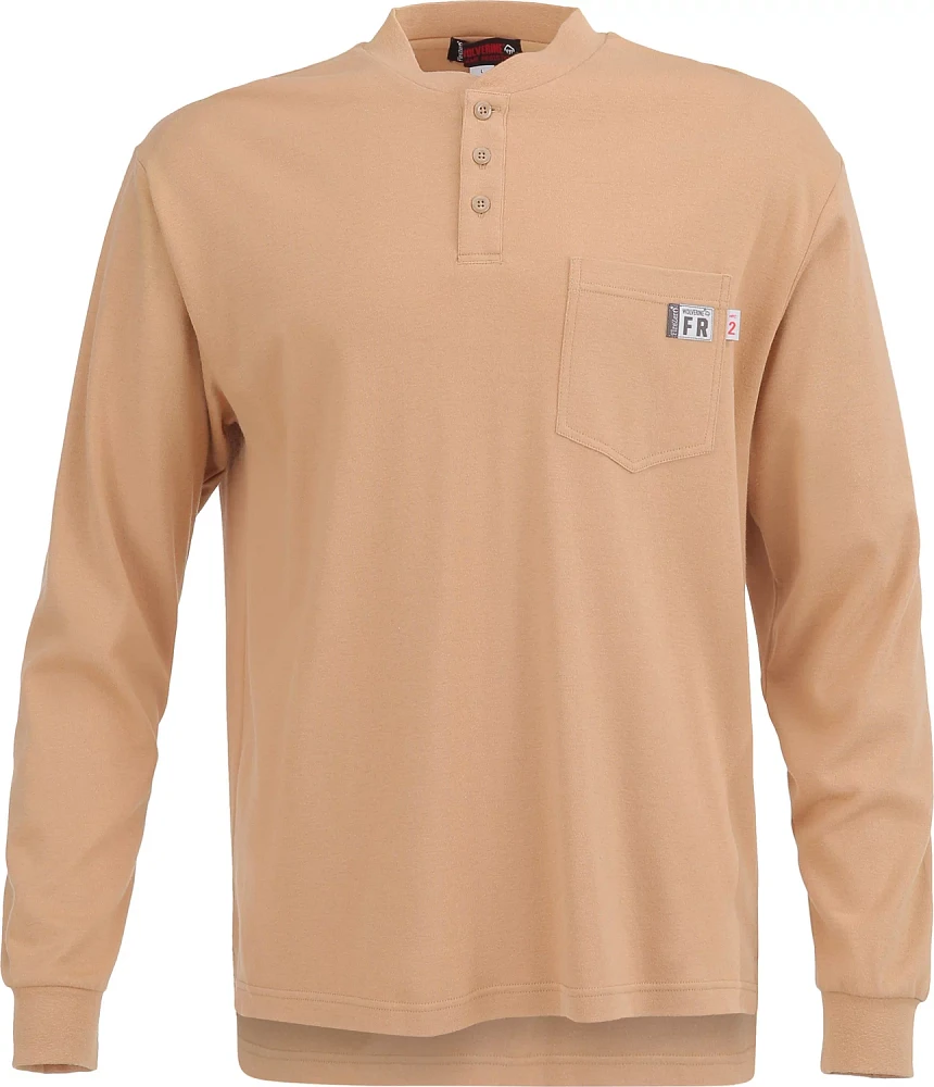 Wolverine Men's Flame Resistant Long Sleeve Henley