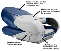 Tempress High-Back NaviStyle™ Boat Seat                                                                                       