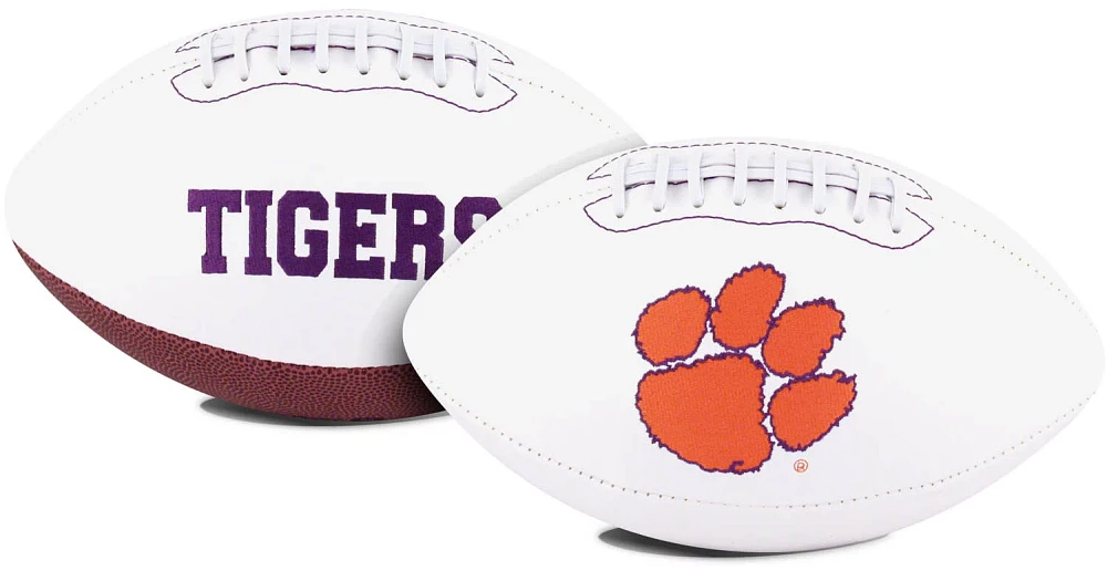 Jarden Sports Licensing Clemson University Signature Series Full Size Football with Autograph Pen                               