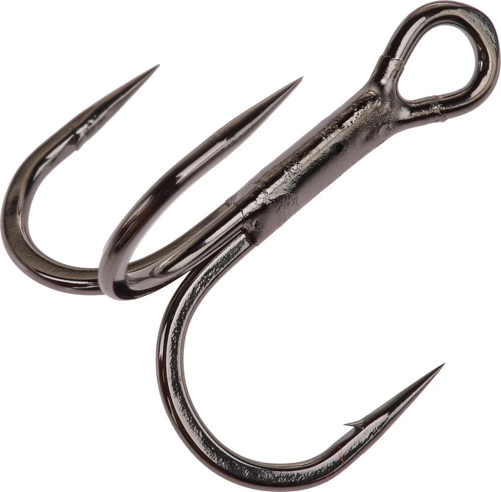 Gamakatsu Short Shank Round Bend Treble Hooks