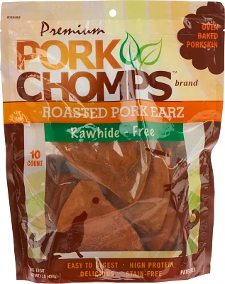 Pork Chomps Premium Roasted Pork Earz 10-Pack                                                                                   