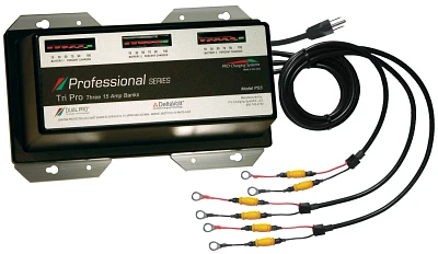 Dual Pro Professional Series 15amp  3-Bank On-Board Charger                                                                     