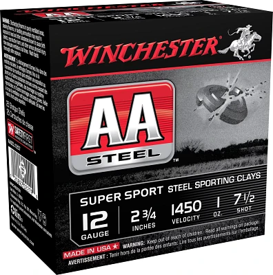 Winchester AA Super Sport Steel Sporting Clays 12 Gauge Shotshells