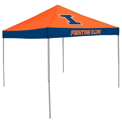 Logo University of Illinois Straight-Leg 9 ft x 9 ft Economy Tent                                                               