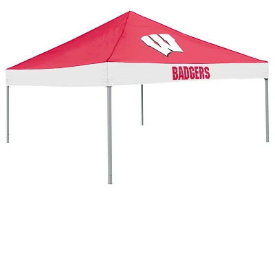 Logo University of Wisconsin Straight-Leg 9 ft x 9 ft Economy Tent                                                              