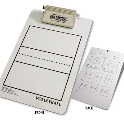 Tandem Sport Coaches' Deluxe Volleyball Clipboard                                                                               