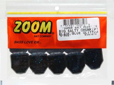 Zoom Big Salty Chunks 3-1/4 Baits 5-Pack