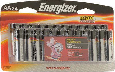 Energizer® Alkaline AA Batteries 24-Pack                                                                                       